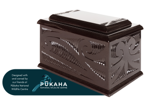 Waka Moenga Traditional Carved Urn