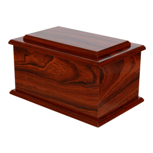 Mahogany Gloss Woodgrain Urn