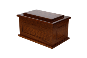 Solid Oak Urn
