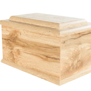 Light Oak Woodgrain Urn